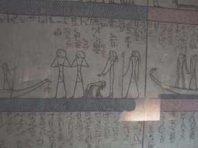 トトメス３世の墓の壁画