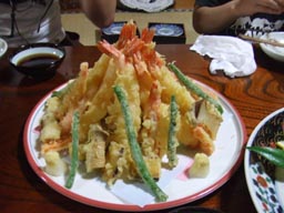 天ぷら山盛り！